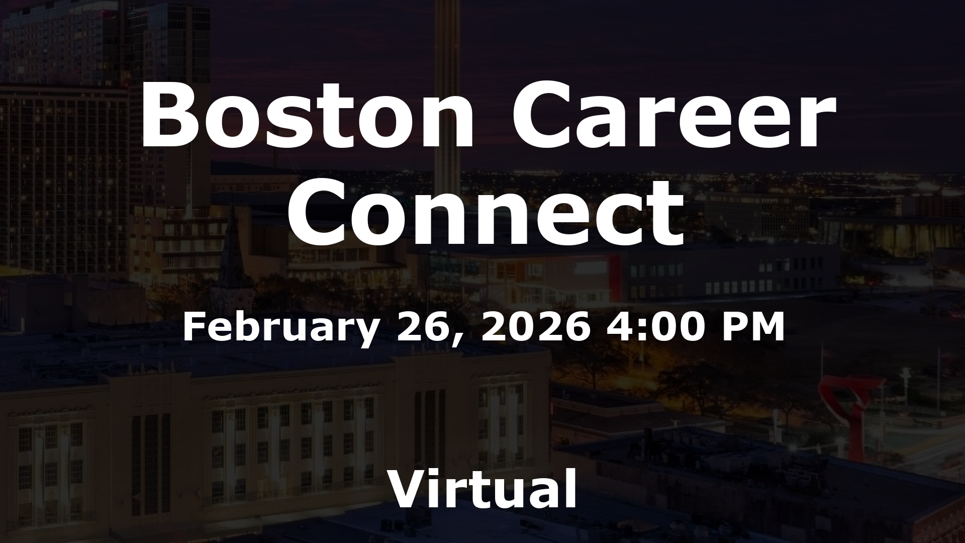 Boston Career Connect event image